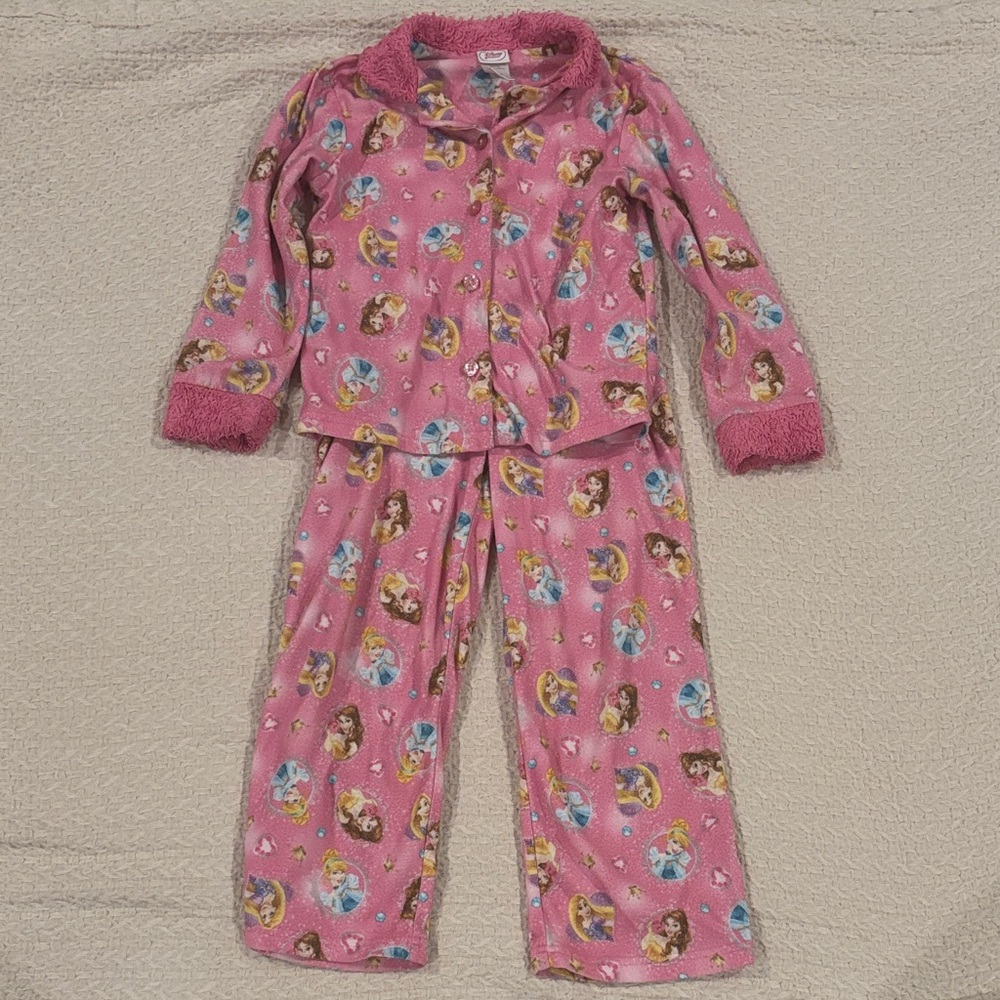 Disney Pink Princess Kids Pajama Set